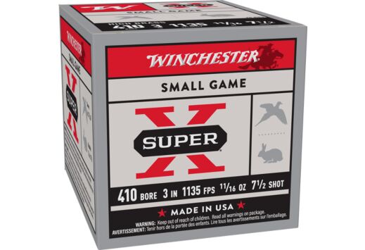 WINCHESTER SUPER-X 410 3" #7.5 1135FPS 11/16OZ 25RD 10BX/CS