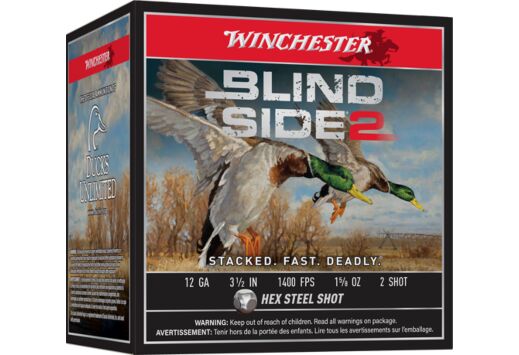 WINCHESTER BLIND SIDE 2 12GA. 3.5" 1-5/8OZ #2 25RD 10BX/CS