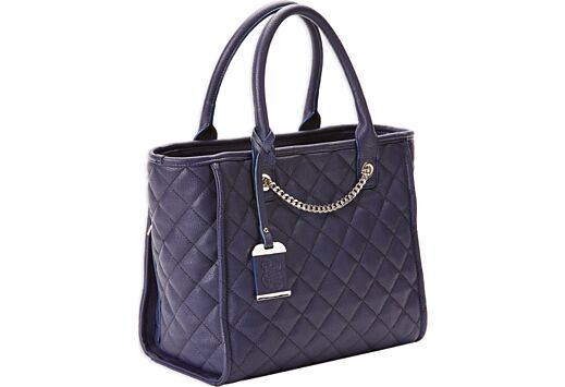 BULLDOG CONCEALED CARRY PURSE QUILTED TOTE STYLE NAVY