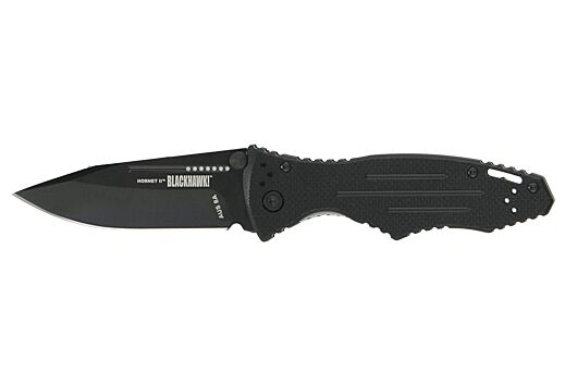 BLACKHAWK KNIFE HORNET II 3.25 " SPRING ASSIST G10 PLAIN EDGE