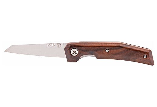 WOOX KNIFE PURE FOLDER 3.5" AMERICAN WALNUT HANDLE!
