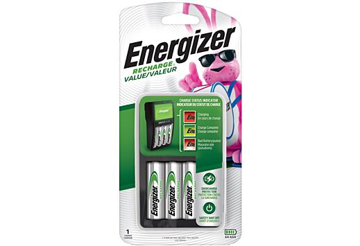 ENERGIZER CHARGER FOR AA AND AAA RECHARGABLE BATTERIES!