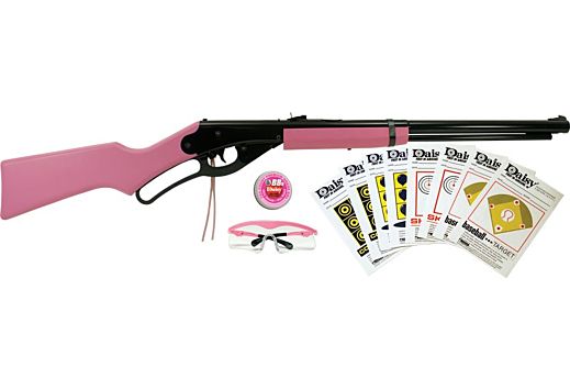 DAISY 1999 PINK LEVER ACTION CARBINE BB SHOOTING FUN KIT