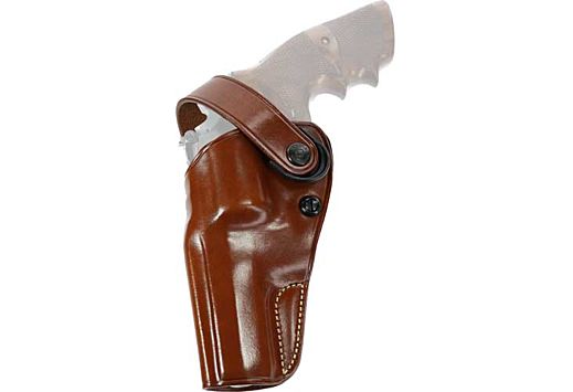 GALCO DAO BELT HOLSTER LH LEATHER S&W L FR 686 4" TAN<