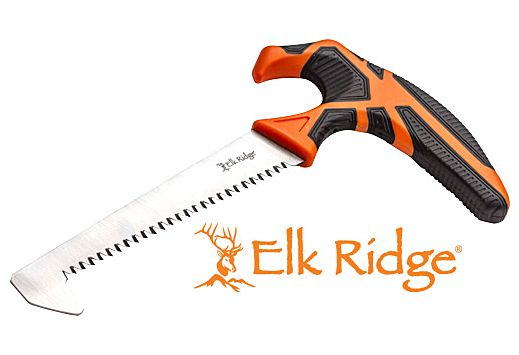 MC ELK RIDGE TREK 5" T-HANDLE SAW WITH SHEATH BLK/ORG/SS