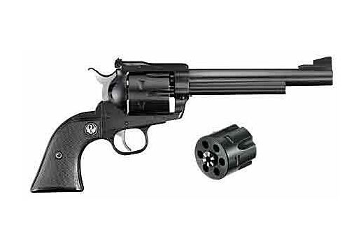RUGER BLACKHAWK CONVERTIBLE .357/9MM 6.5" AS BLUED BLK SYN