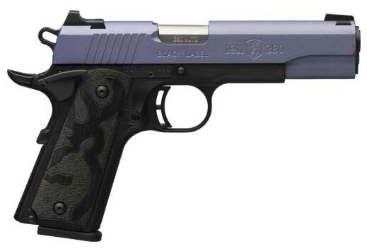 BROWNING 1911-380 BLACK LABEL .380ACP 4.25"FS 8RD C ORCHID!