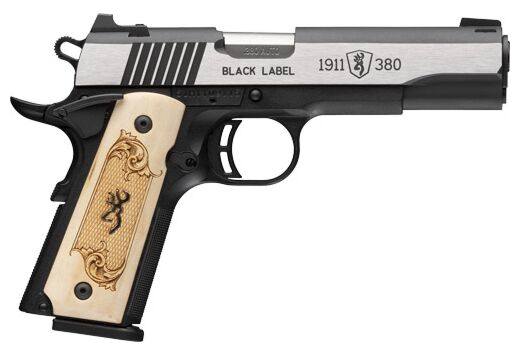 BROWNING 1911-380 BLACK LABEL .380ACP 4.25"FS 10RD MAPLE*
