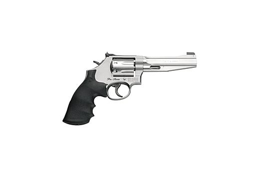 S&W PRO SERIES 686PLUS .357 5" AS 7-SHOT STAINLESS RUBBER