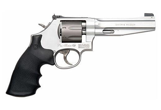 S&W PRO SERIES 986 9MM LUGER 5" AS 7-SHOT STAINLESS RUBBER