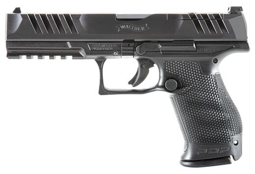 WALTHER PDP COMPACT OR 9MM 5" 15-SHOT BLACK POLYMER FRAME