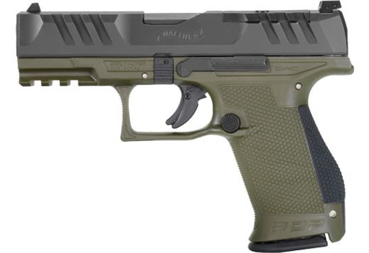 WALTHER PDP COMPACT 9MM 4" FS 15-SHOT GREEN POLYMER FRAME