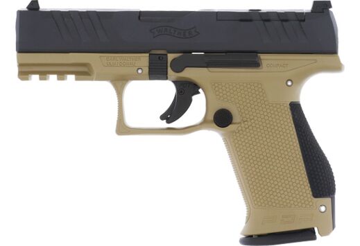 WALTHER PDP COMPACT 9MM 4" FS 15-SHOT TAN POLYMER FRAME