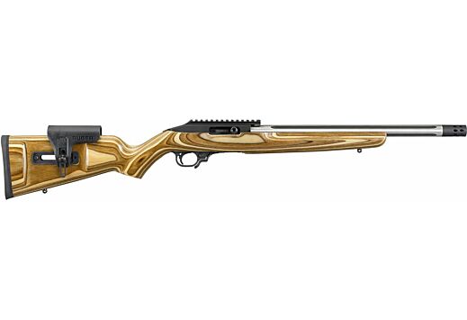 RUGER 10/22 COMPETITION .22LR 16.12" SS FLUTED LAMINATED
