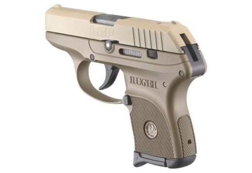 RUGER LCP .380ACP 6-SHOT FS FLAT DARK EARTH SYNTHETIC