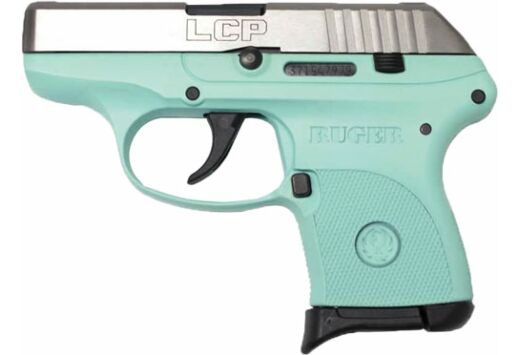 RUGER LCP .380ACP 6-SHOT FS SS/SLIDE TURQUOIS FRM (TALO)