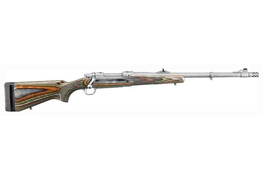 RUGER M77 GUIDE GUN W/MBS .30-06 S/S GREEN MOUNTAIN LAM.