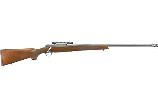 RUGER HAWKEYE HUNTER .300 WIN MAG STAINLESS WALNUT THREADED