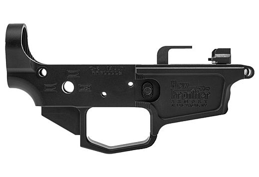 NEW FRONTIER C-5 LOWER RECVR 9MM MP5 STRIPPED BILLET BLACK.