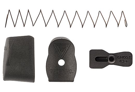 GHOST MOAB MAG EXTENSION FOR GLOCK 43 PLUS 2 RNDS BLACK