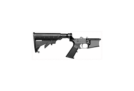 DELTON AR-15 COMPLETE LOWER W/COLLAPSIBLE STOCK 5.56MM