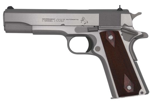 COLT 1911 45ACP 5" FS 7-SHOT STAINLESS ROSEWOOD
