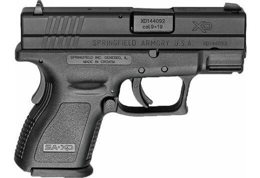 SPRINGFIELD XD SUB-COMPACT 9MM 3" 10RD ESSENTIALS PACKAGE