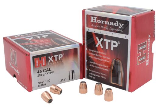 HORNADY BULLETS 45 CAL .451 200GR XTP 100CT 15BX/CS