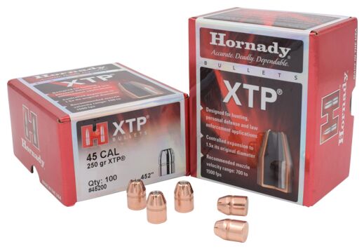 HORNADY BULLETS 45 CAL .452 250GR XTP 100CT 15BX/CS