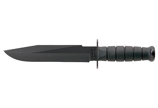 KA-BAR FIGHTER KNIFE 8" STRAIGHT EDGE W/PLASTIC SHEATH