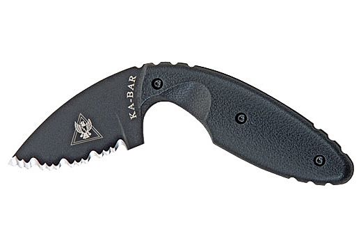 KA-BAR TDI KNIFE 2.31" SERRATED W/SHEATH BLACK
