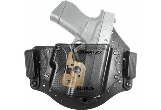 FOBUS HOLSTER UNIVERSAL IWB SINGLE STACK S-COMPACT W/LASER
