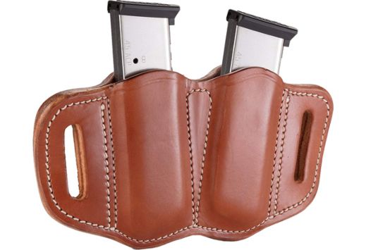 1791 M2.1 DOUBLE MAG CARRIER FOR SINGLE STACK MAGS BROWN