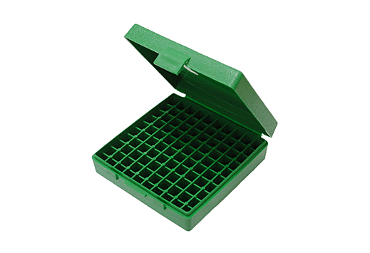 MTM AMMO BOX 9MM LUGER/.380ACP /9X18 100-ROUNDS GREEN