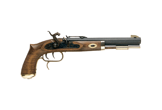 TRADITIONS TRAPPER PISTOL .50 CAL PERCUSSION BLUED/HARDWOOD