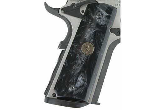 PACHMAYR GRIPS 1911 FULL SIZE BLACK PEARL SMOOTH
