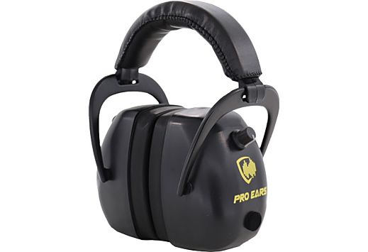 PRO EARS GOLD II 30 EAR MUFF ELECTRONIC W/PADDED BASE BLK