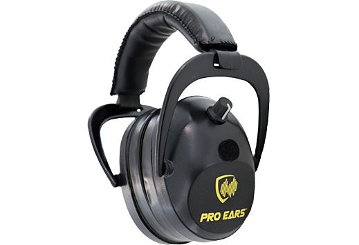 PRO EARS GOLD II 26 EAR MUFF ELECTRONIC W/PADDED BASE BLK