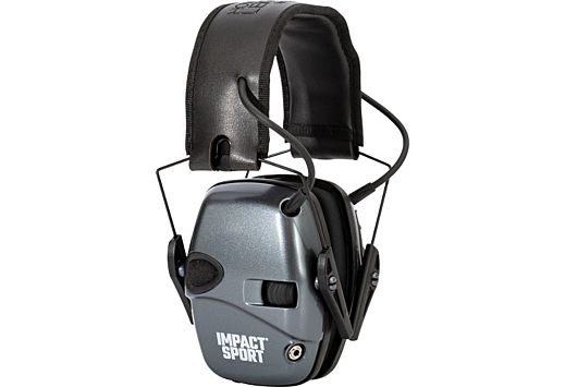 HOWARD LEIGHT IMPACT SPORT YOUTH ELECTRONIC MUFF GRAY/BLK