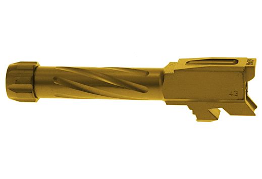 RIVAL ARMS BARREL FOR GLOCK 43 GEN 1 THREADED GOLD