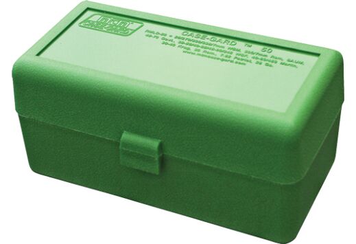 MTM AMMO BOX WSM & .45/70 50-ROUNDS FLIP TOP STYLE GREEN