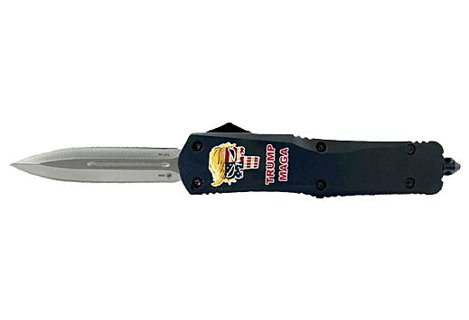 TEMPLAR KNIFE SMALL OTF TRUMP 2024 MAGA 2.75" SILVER DAGGER