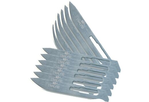 HAVALON KNIVES #60A STAINLESS STEEL REPLACEMENT BLADES 12 PK