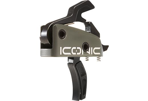RISE TRIGGER ICONIC GREEN 2-STAGE 1.25/1.75 AR-15 W/PINS