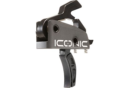 RISE TRIGGER ICONIC GRAY 2-STAGE 1.25/1.75 AR-15 W/PINS