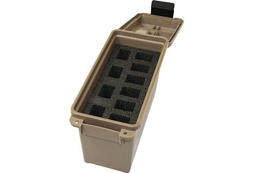 MTM TACTICAL MAGAZINE CAN DARK EARTH HOLDS 10 DS HANDGUN MAGS