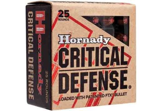 HORNADY CRITICAL DEFENSE 38SPL 110GR FTX 25RD 10BX/CS