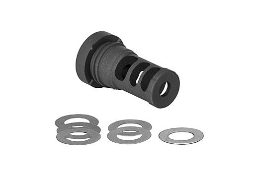 YHM QD MUZZLE BRAKE ASSEMBLY 5.56MM FOR 1/2X28 THREADS