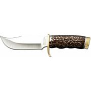 UNCLE HENRY KNIFE NEXT GEN STAGLON 5.5" BLD W/LTHR SHEATH