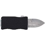 SCHRADE KNIFE UPROAR MINI D/A OTF 1.9" DAGGER POINT BLACK/SS